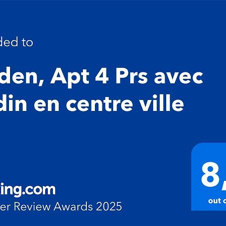L'Eden, Apt 4 Prs Avec Jardin En Centre Ville Dijon Eksteriør billede