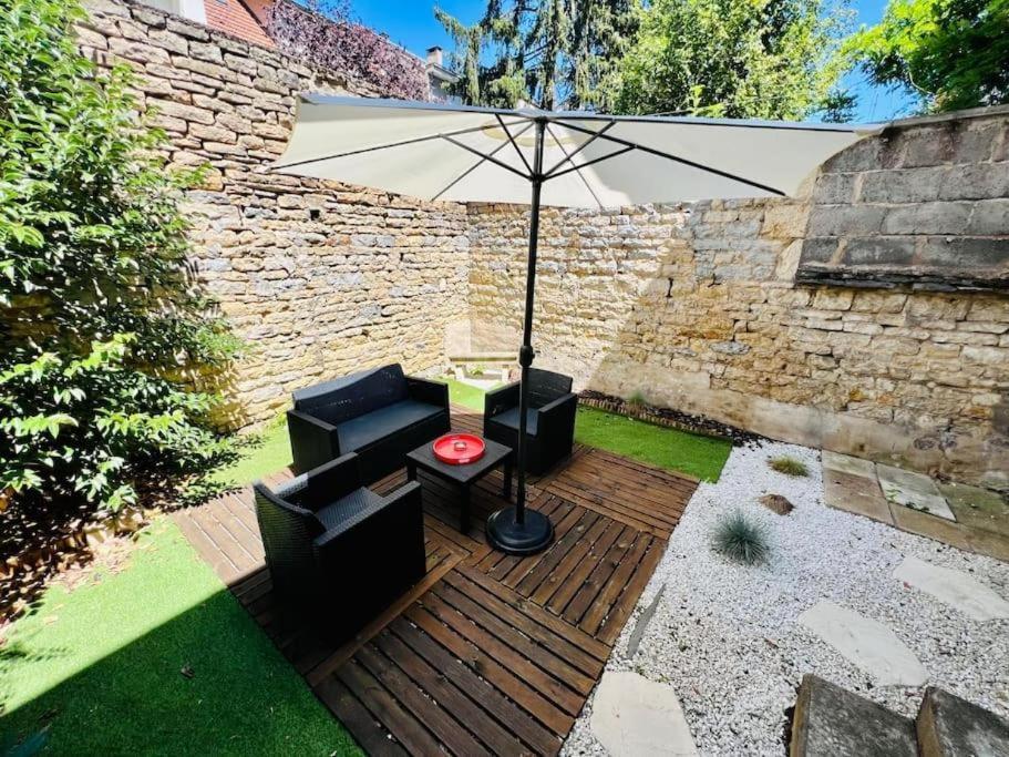 L'Eden, Apt 4 Prs Avec Jardin En Centre Ville Dijon Eksteriør billede